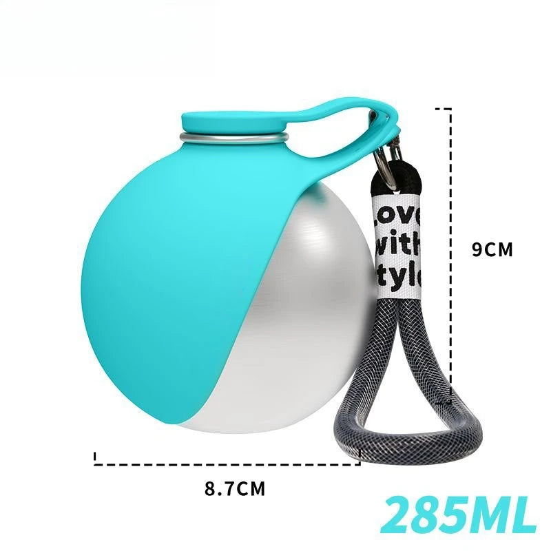 PawSip™-Dog water bottle with removable silicone bowl